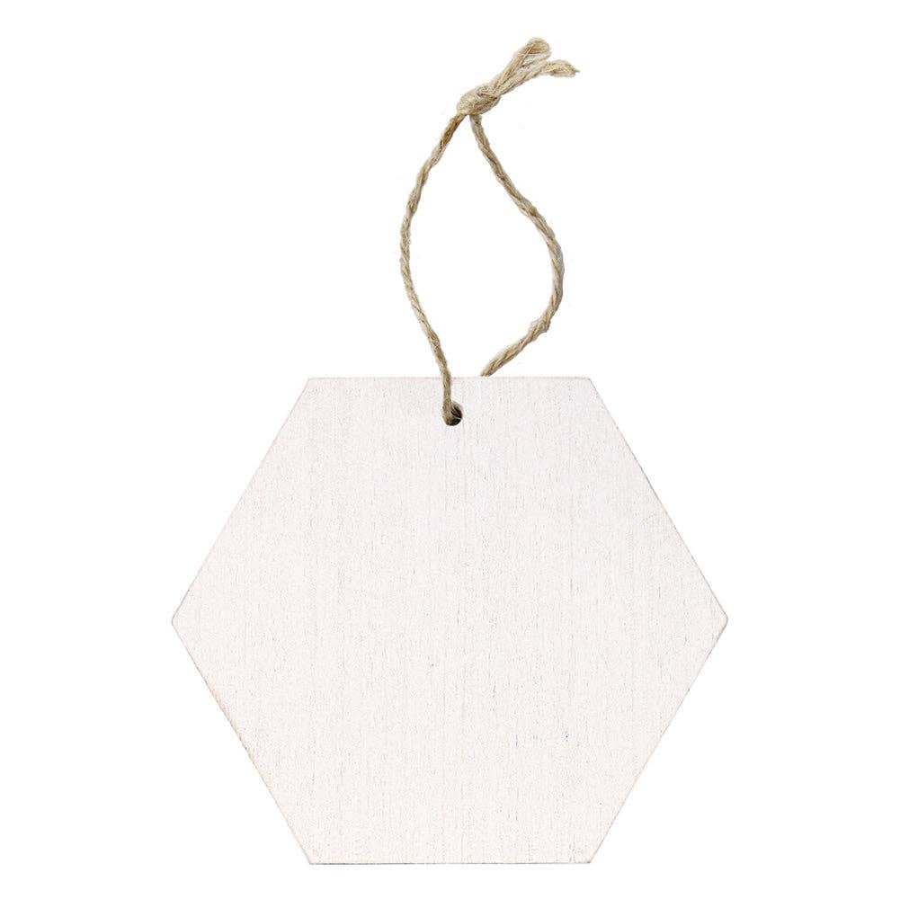 Santa Walking Art Honeycomb Ornaments