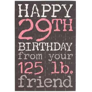 Happy Birthday Puzzle Card