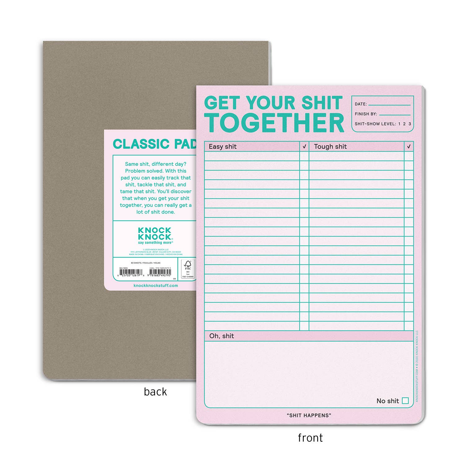 Get Your Shit Together Pad (Pastel Edition)