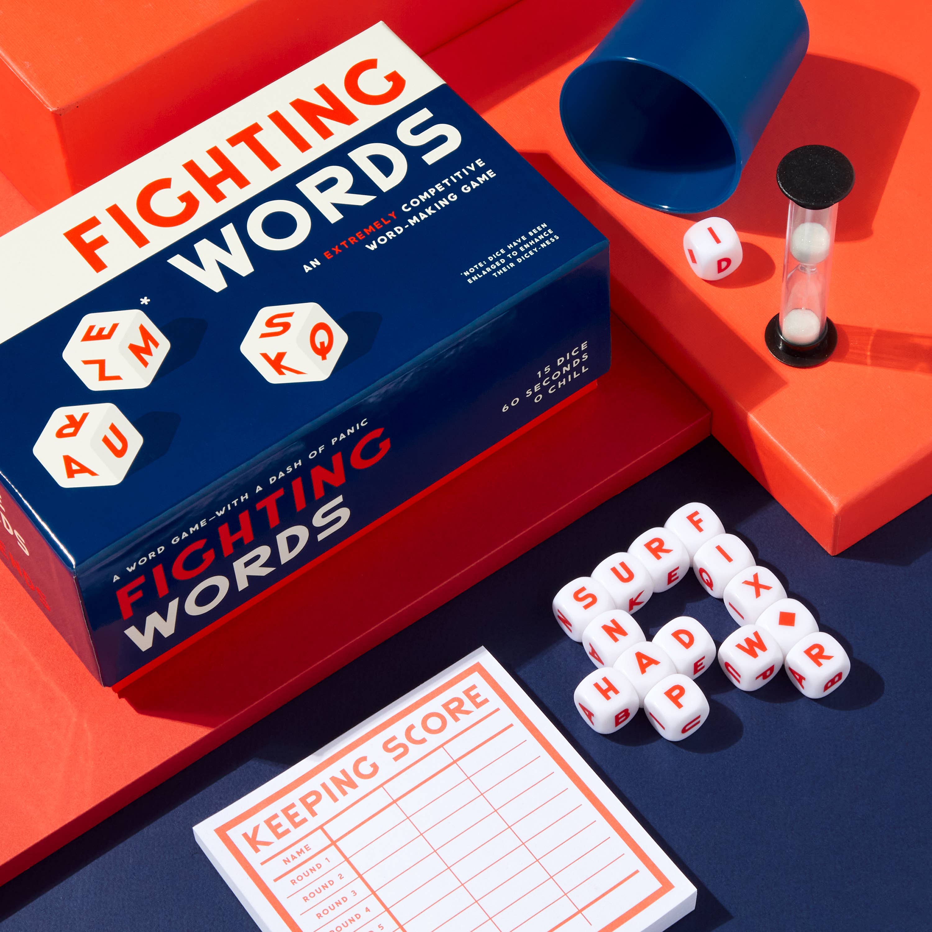 Brass Monkey Fighting Words Dice Game