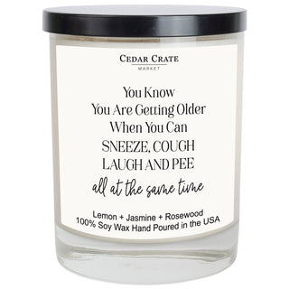 Funny Birthday Candle - You Know You Are Getting Old When...