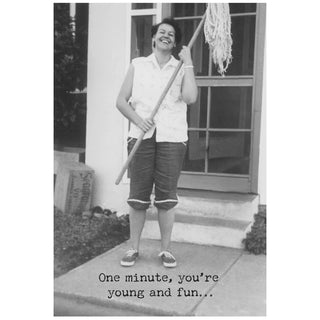 Young And Fun Greeting Card - Just For Fun