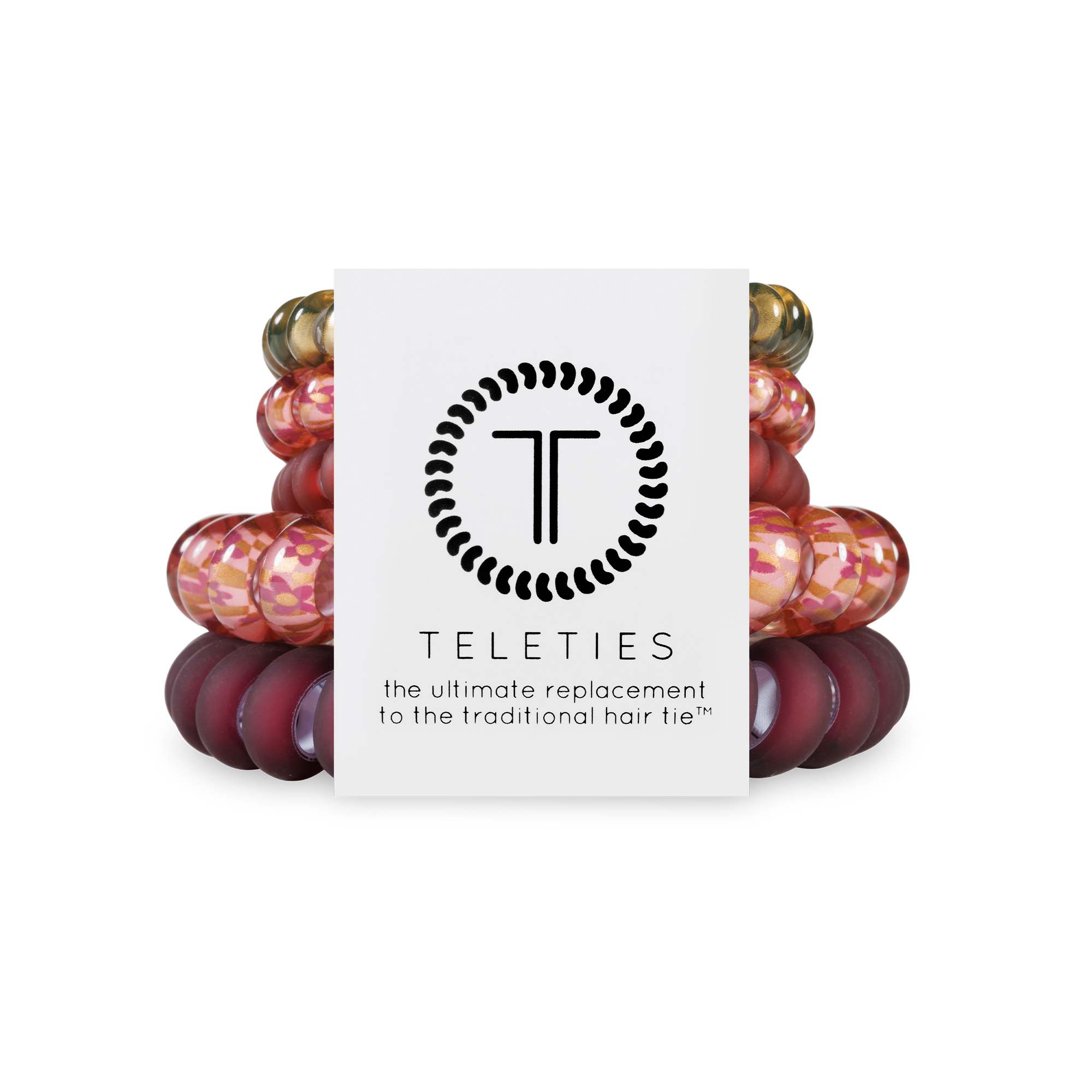 Teleties Burgundy Bliss Hair Ties