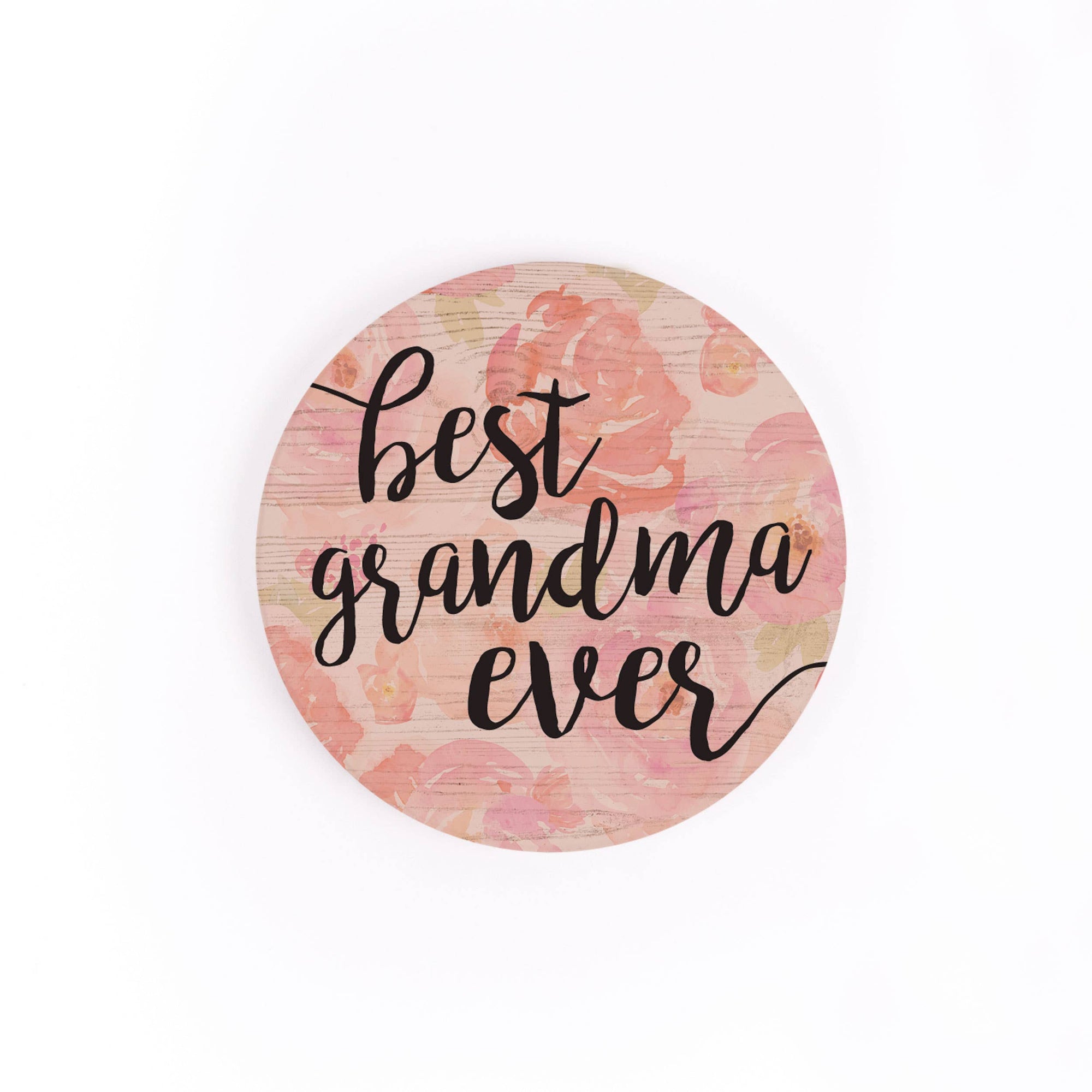 Best Grandma Ever Car Coaster