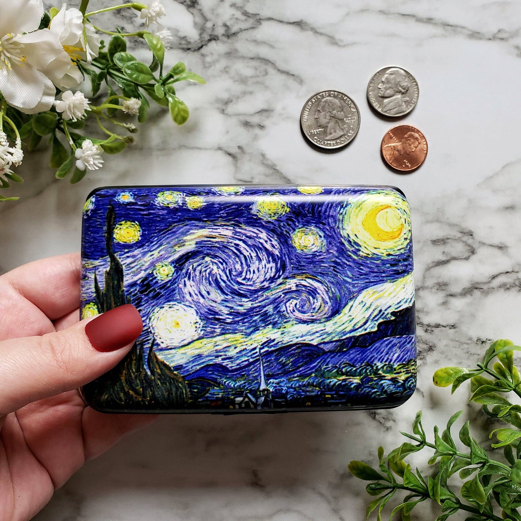 Van Gogh The Starry Night Armored Wallet