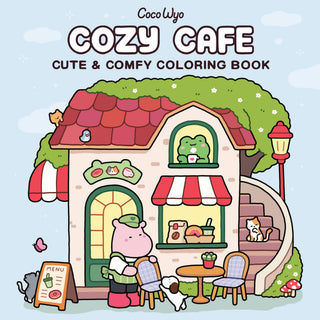 Coco Wyo Cozy Cafe Coloring Book for Adults and Kids