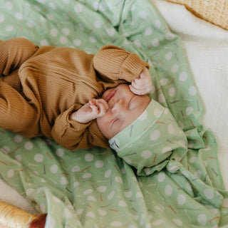 Knit Swaddle Blanket - Bogey