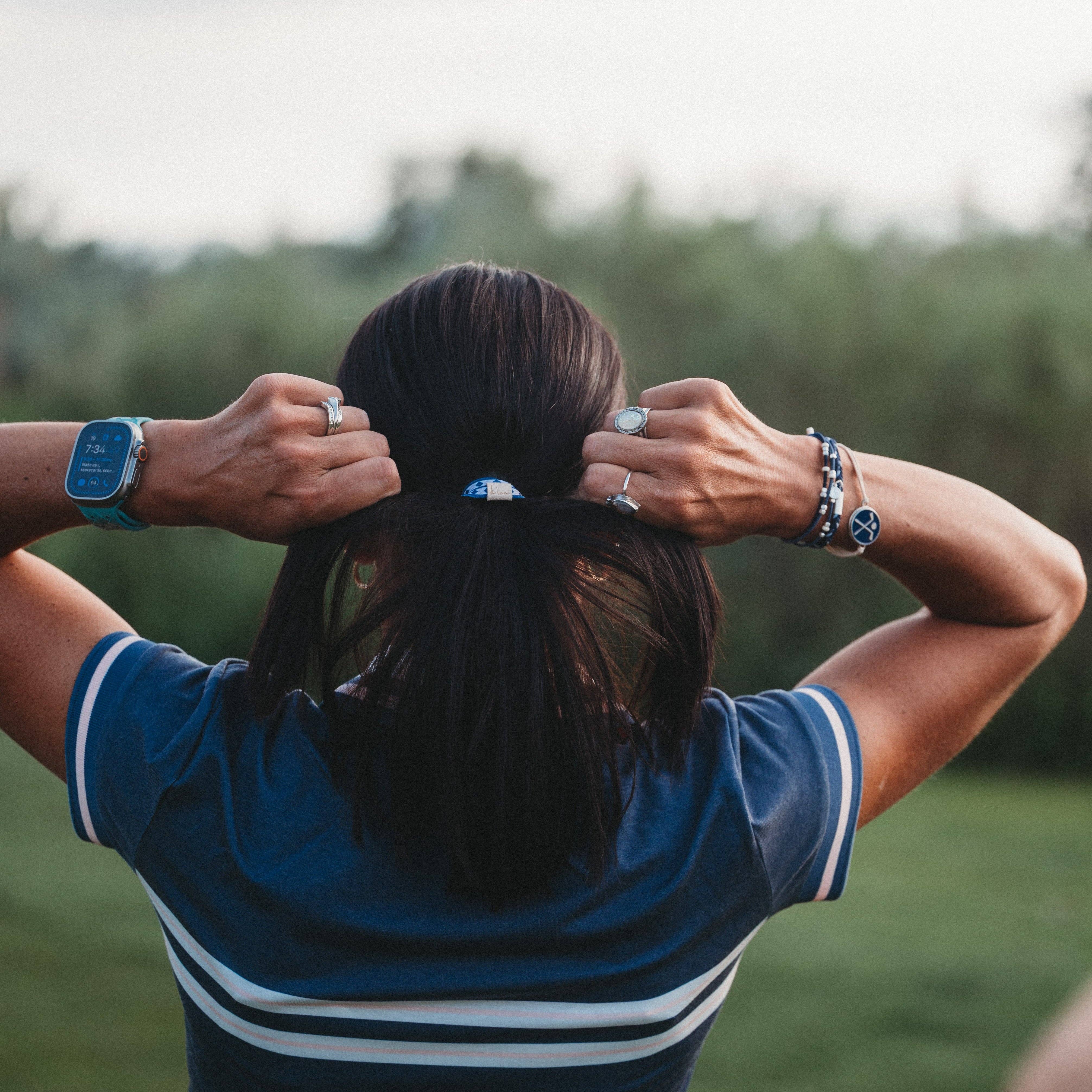 Chip Golf Hair Tie Bracelets with Removable Ball Marker by K'lani