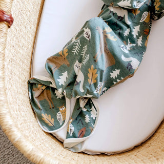 Atwood Woodland Newborn Knotted Gown