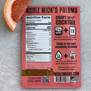 Paloma Single Serve Craft Cocktail Mix