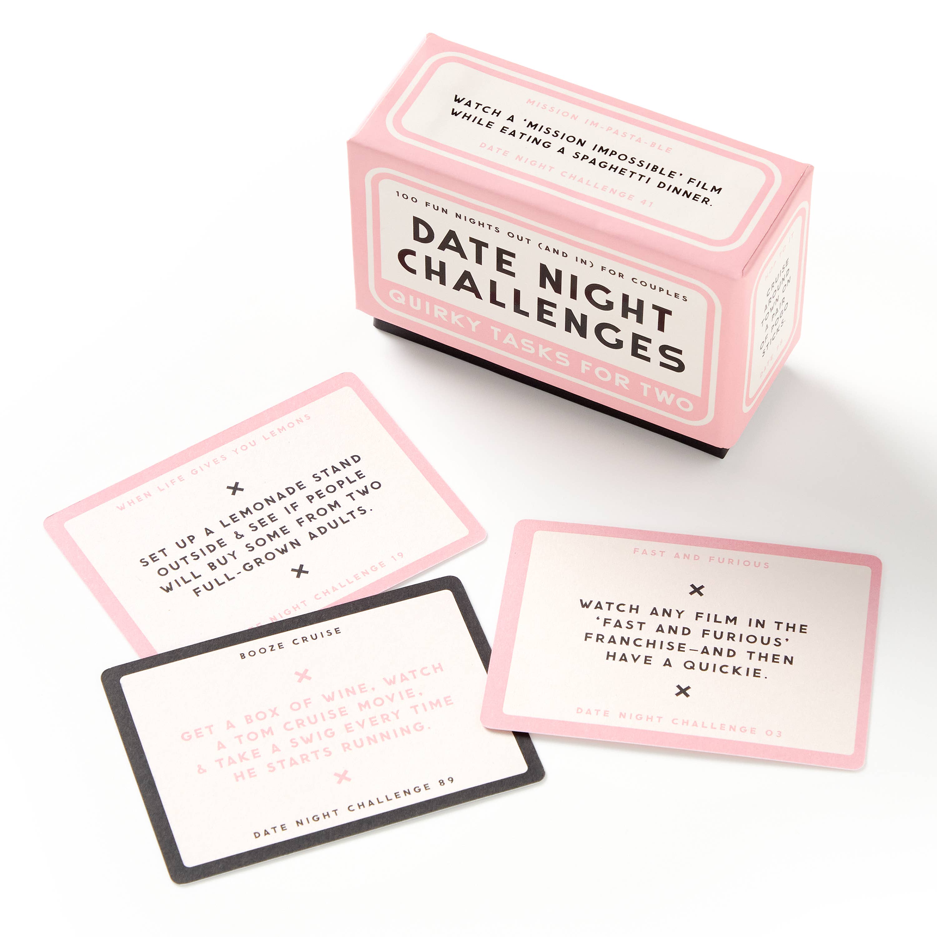 Brass Monkey Date Night Challenges | 100 Date Night Cards