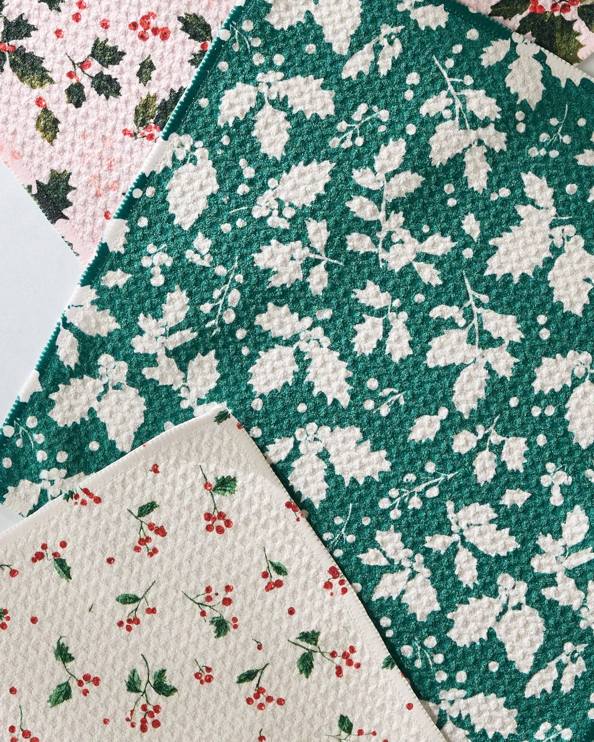 Geometry Hollyday Dishcloth Set