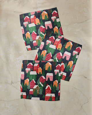 Geometry Alpine Village Dishcloth Set