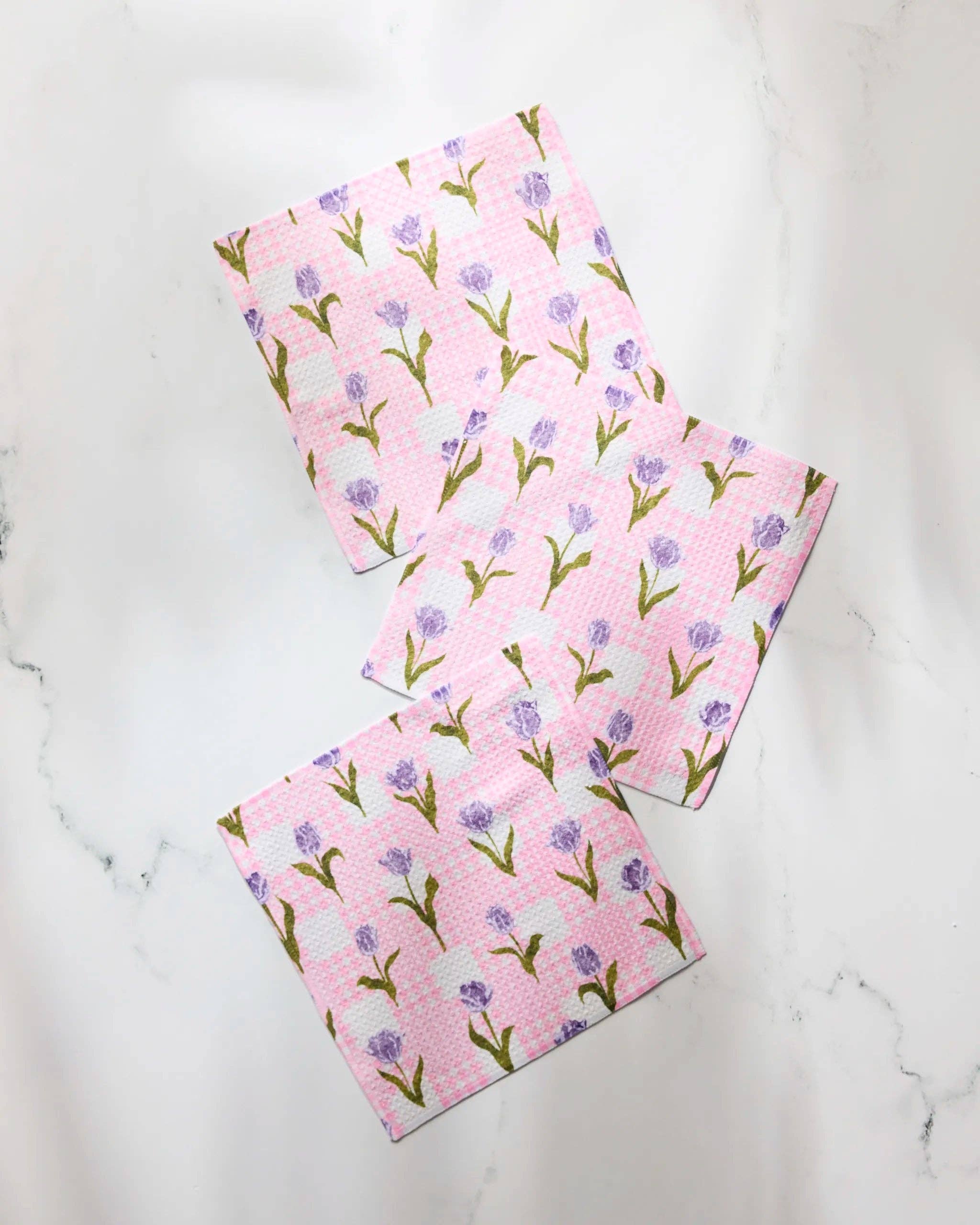 Geometry Tulip Town Dishcloth Set