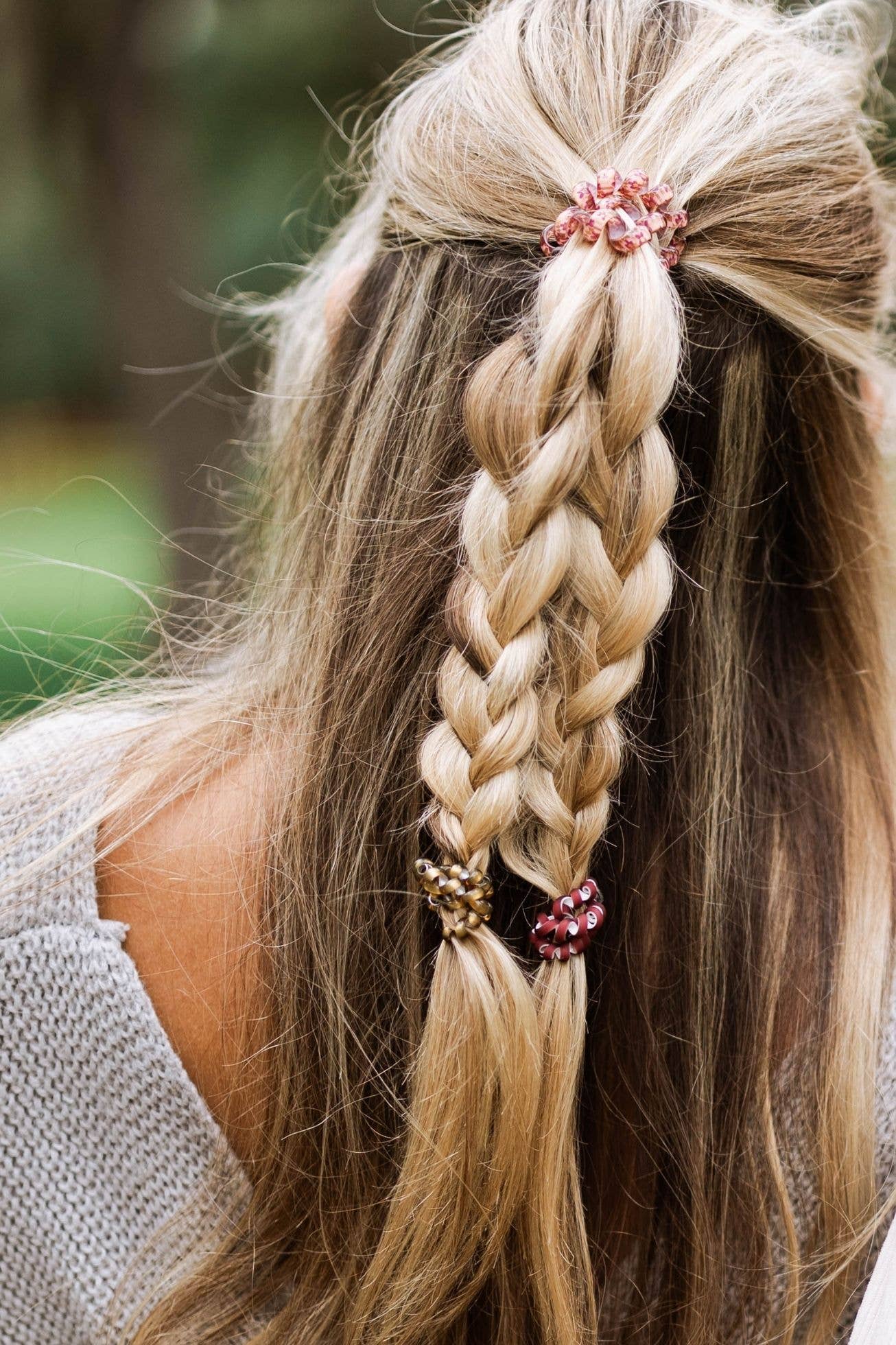 Teleties Burgundy Bliss Hair Ties