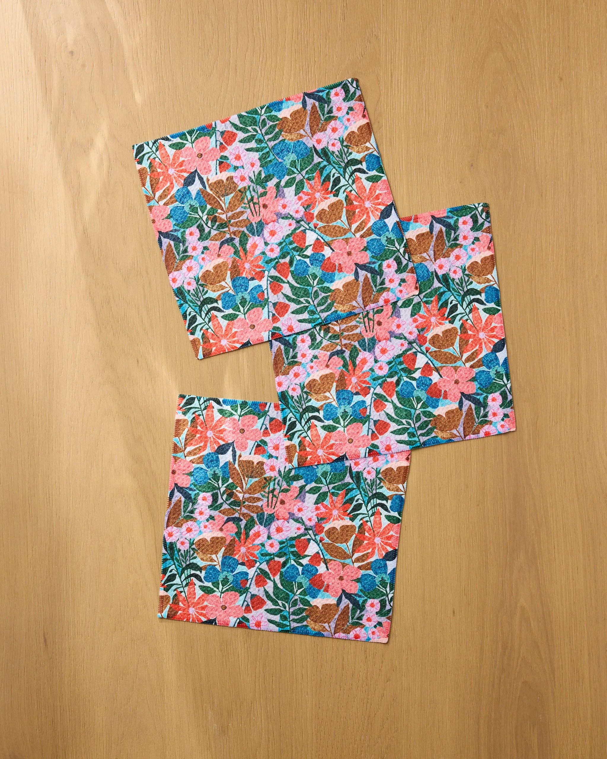 Geometry Bloom Entangled Dishcloth Set