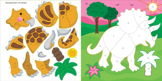 Dinosaurs My First Color by Sticker Book