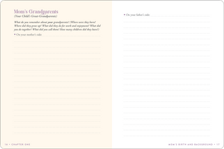 Mom's Story Memory Journal | Guided Keepsake Journal for Moms