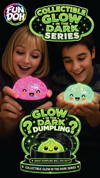 Fun Doh Squishy Glow in Dark Mystery Dumpling