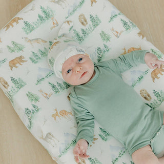 Grayson Woodland Top Knot Baby Hat