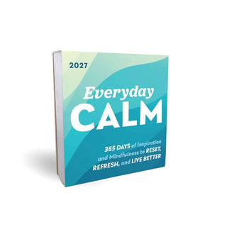 2027 Everyday Calm Boxed Desk Calendar