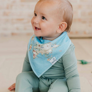 Dino Explorer Baby Bandana Bibs - 4 Pack
