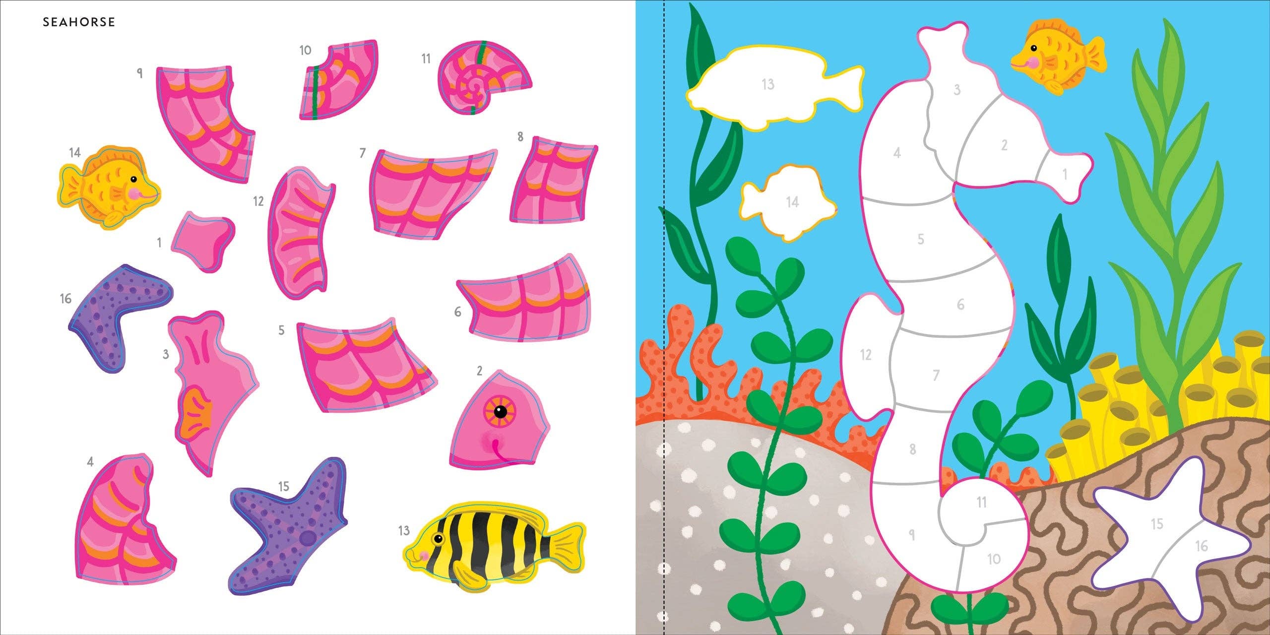 My First Color-By-Sticker Book -Under the Sea