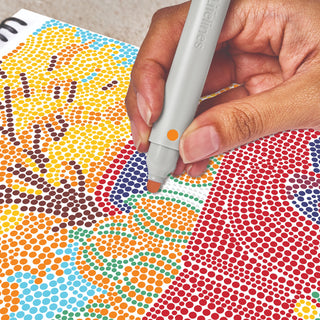 Lifelines FlowArt Dot-By-Letter Pad - Pumpkins & Pastures