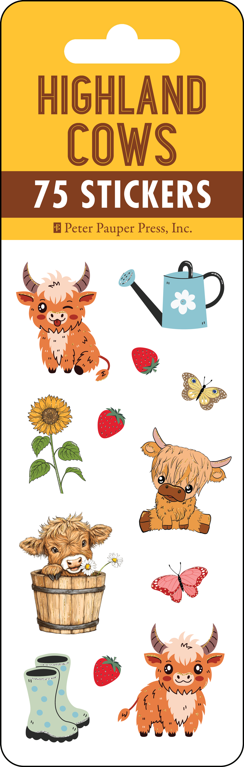 Highland Cows Sticker Set