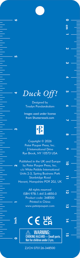 Duck Off I'm Reading Beaded Bookmark | Funny Book Lover Gift