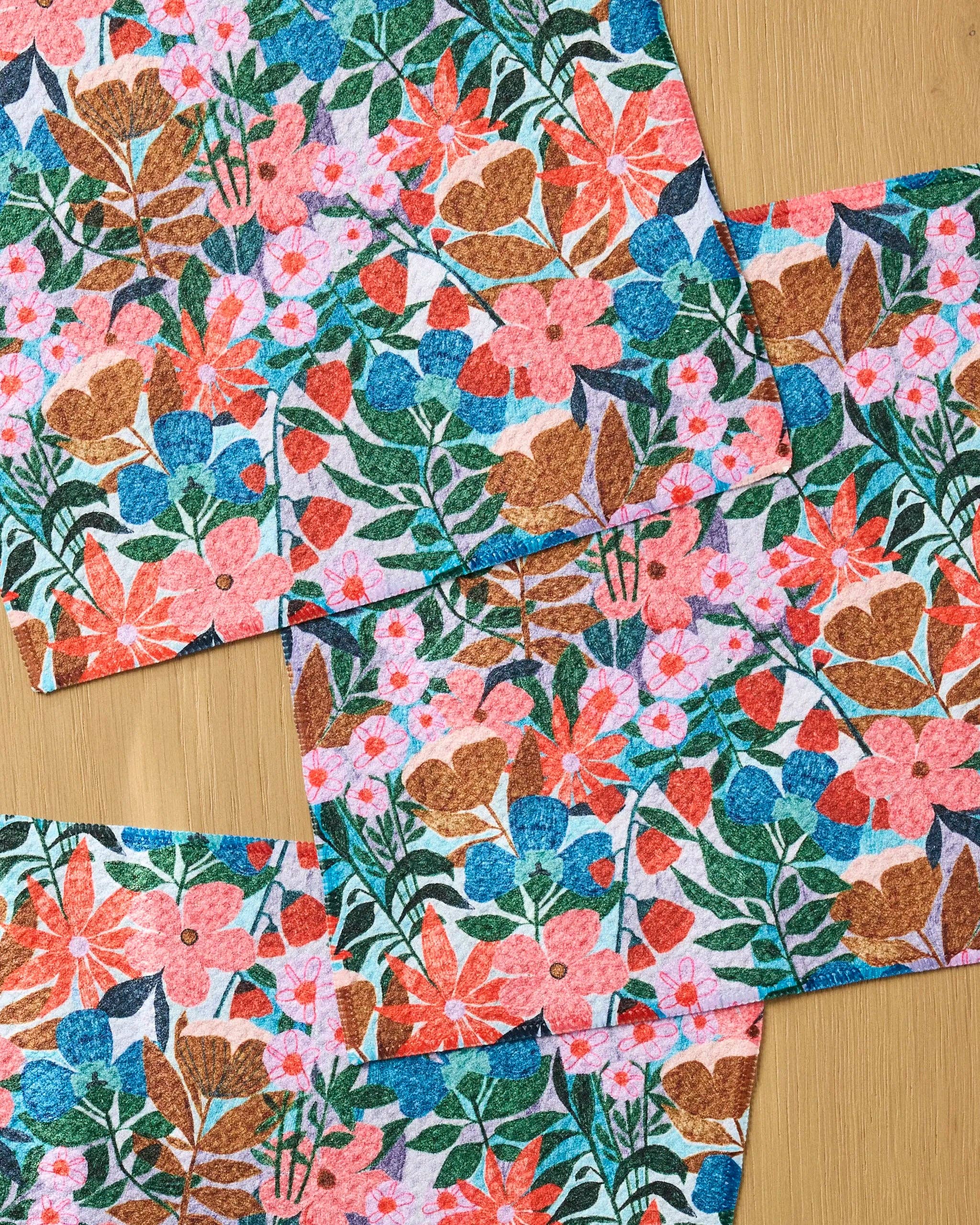 Geometry Bloom Entangled Dishcloth Set