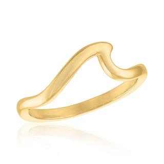 Gold Wave Ring