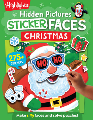 Highlights Hidden Pictures Sticker Faces: Christmas Activity Book