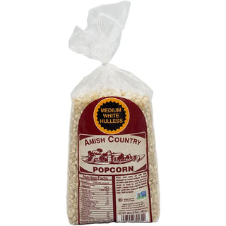 Medium White Hulless Popcorn 2 lb Bag