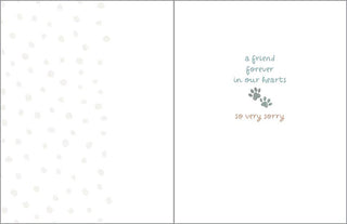 Pet Sympathy Greeting Card - Rainbow Bridge