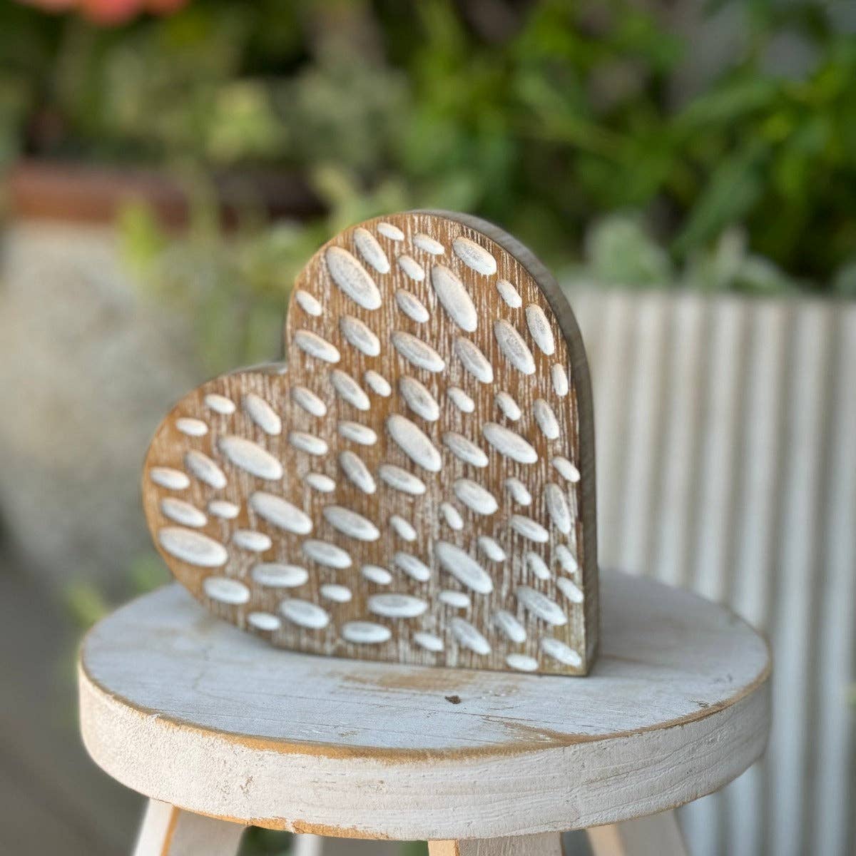 Carved Heart Decor