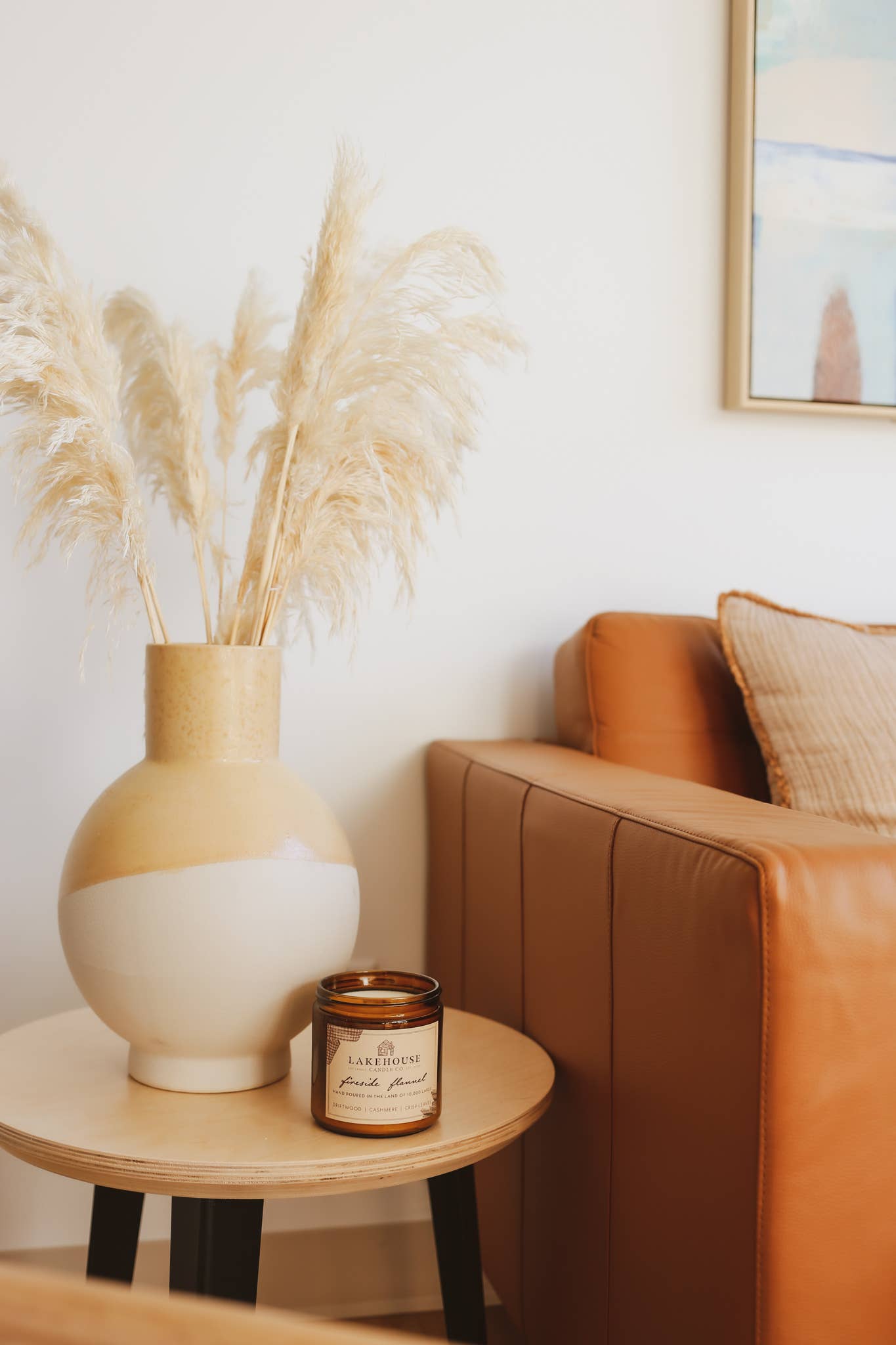 Fireside Flannel Candle