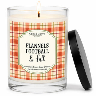 Flannels, Football & Fall Candle - Cinnamon Spice