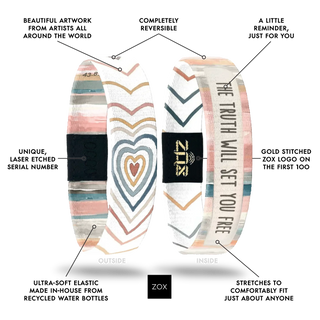 The Truth Will Set You Free ZOX Bible Verse Bracelet