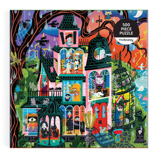 Monster Mansion 500-Piece Family Puzzle | Halloween Puzzle
