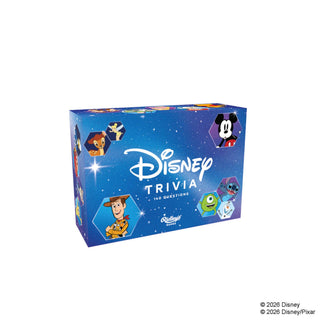 Disney Trivia Quiz Card Deck by Chronicle Books — 140 Disney and Pixar trivia question cards with 3 ways to play, for ages 8 and up, 2 or more players
