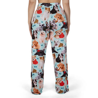Dogs Are My Favorite People lounge pants by Brief Insanity with cute dog graphic print