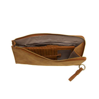 Karina Faux Suede Convertible Wristlet/Crossbody