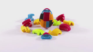 Colorful Duncan SLIDA interactive brain puzzle toy in egg shape