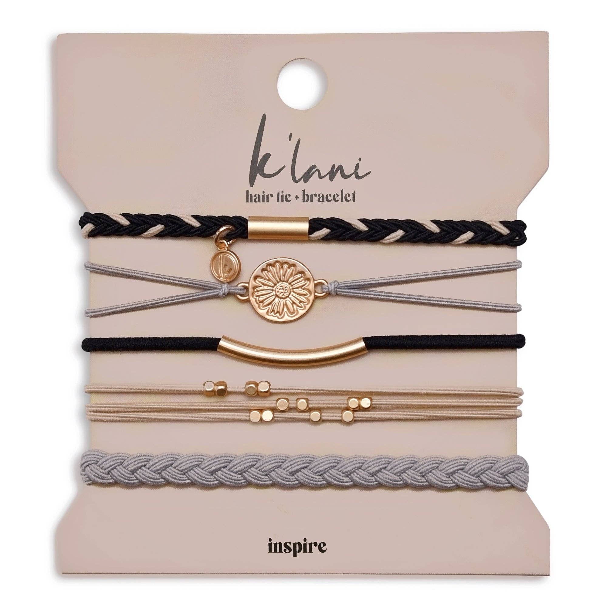 Inspire Hair Tie Bracelets