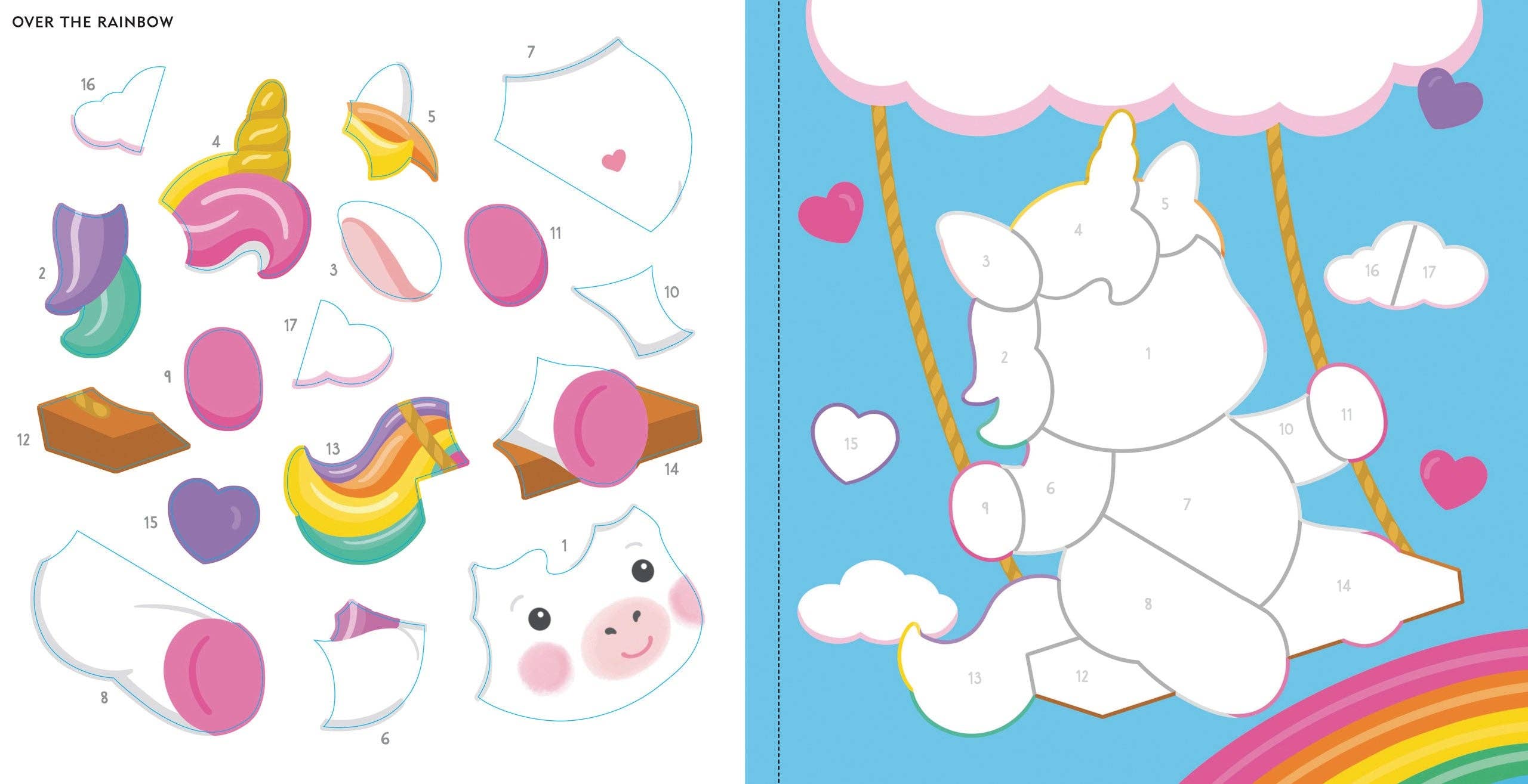 My First Color-by-Sticker Book - Baby Unicorn Sparkles