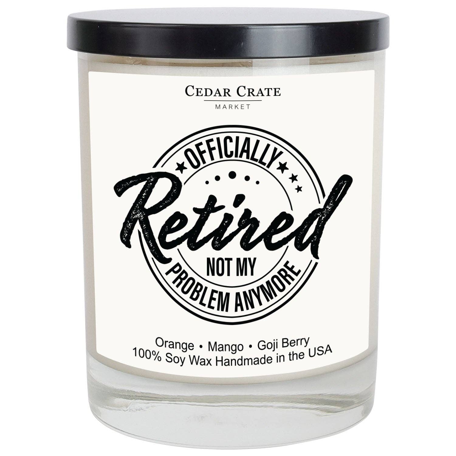 Retirement Candle - Officially Retired Patchouli Orange