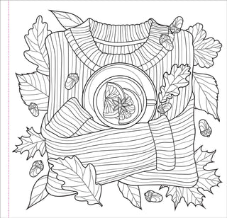 Autumn Dreams Adult Coloring Book