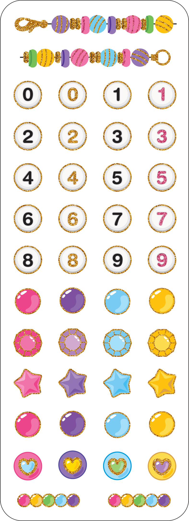 Friendship Bracelets Sticker Set