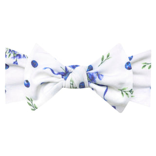 Catherine Floral Knit Headband Bow